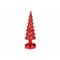 Kerstboom Antique Excl. 3xaa Batt Rood 9 X9xh27cm Glas 