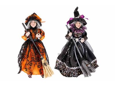 Heks Standing 2ass Multi-kleur 16x11xh35 Cm Polyester