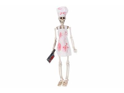 Skelet Bloody Chef Wit 10x6xh45cm 