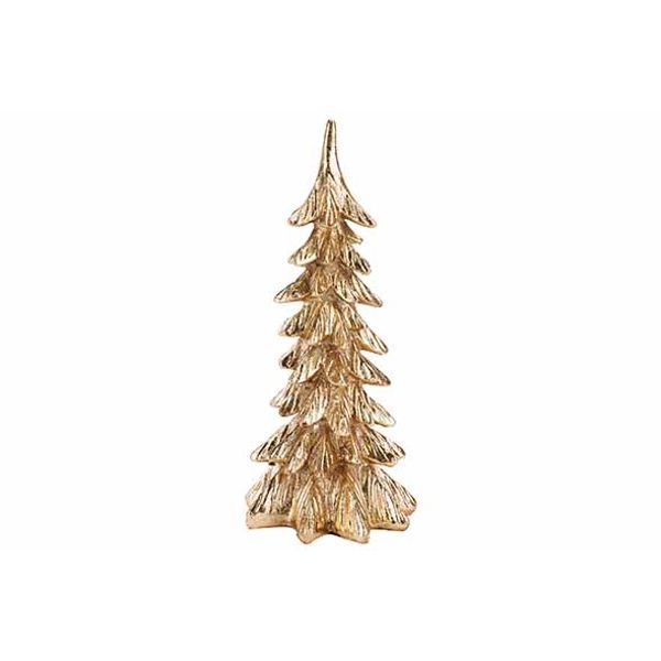 Kerstboom Goud 12x12xh27cm Keramiek  