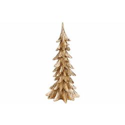 Kerstboom Goud 17x17xh36cm Keramiek  