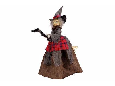 Heks Riding Broom Multi-kleur 21x34xh45c M Kunststof Excl 3 Aa Batt