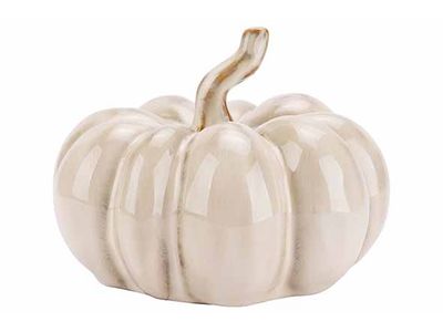 Pompoen Beige 15x15xh12cm Porselein 