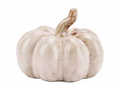 Pompoen Beige 10x10xh8cm Porselein 