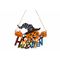 Hanger Happy Halloween Pumpkins Multi-kl Eur 24x,5xh19cm Langwerpig Hout 