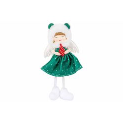 Cosy @ Home Suspension Angel Girl Vert Blanc 10x4x H15cm Polyester 