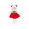 Hanger Angel Girl Rood Wit 10x4xh15cm Po Lyester 