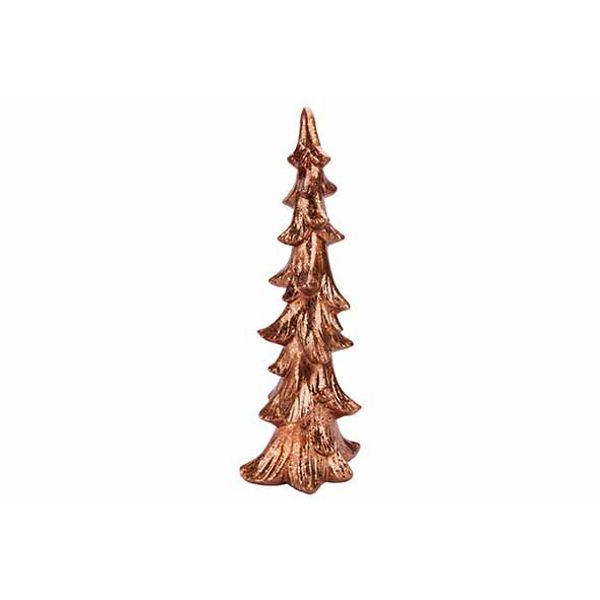 Kerstboom Koper 18x13xh46cm Aardewerk  