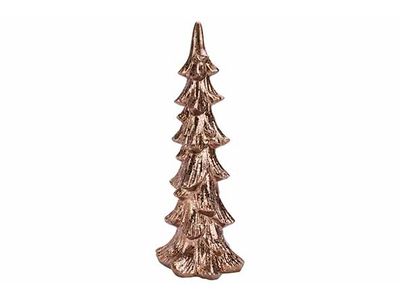 Kerstboom Bruin 14x12xh37cm Aardewerk 