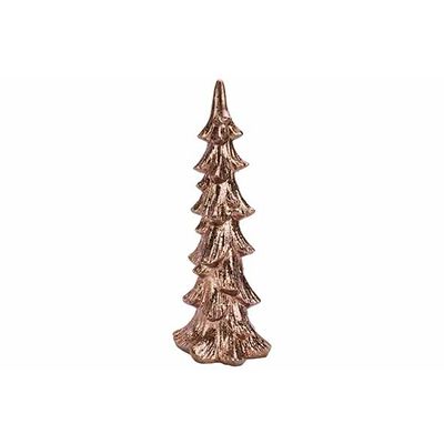 Arbre De Noël Brun 14x12xh37cm Gres   Cosy @ Home