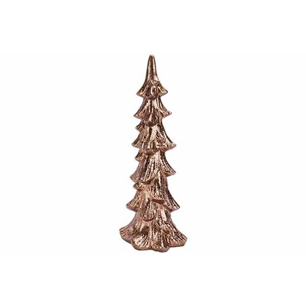 Kerstboom Bruin 14x12xh37cm Aardewerk  