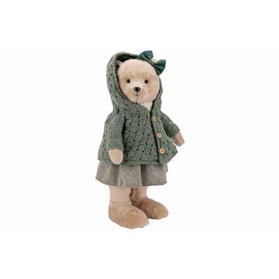 Ours  Girl Clothes Beige Vert 19x14xh37c M Autre Foam  Cosy @ Home