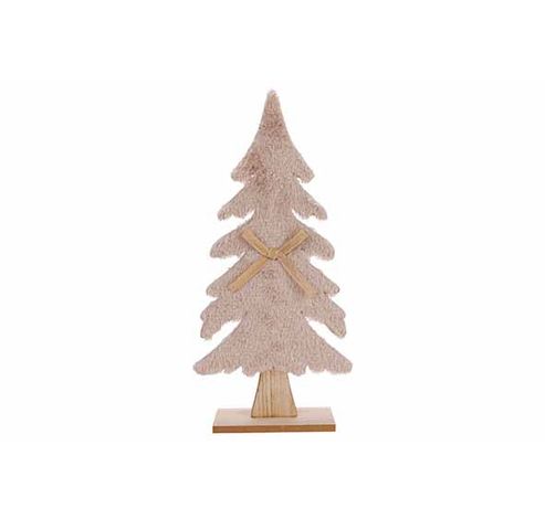 Arbre De Noël Fur Beige 20x6xh41cm Bois   Cosy @ Home