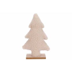 Kerstboom Plush Beige 14x5xh23cm Andere Foam 