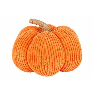 Pompoen Corduroy Oranje 20x20xh20cm Text Iel  Cosy @ Home