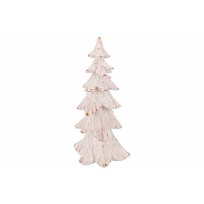 Arbre De Noël Brush Blanc 22x19xh43cm Po Lyresine  Cosy @ Home