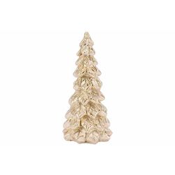 Kerstboom Goud 9x9xh17cm Polyresin  