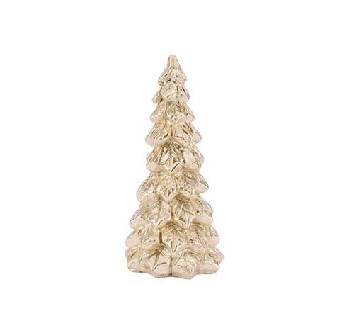 Kerstboom Goud 9x9xh17cm Polyresin   Cosy @ Home