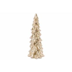 Kerstboom Goud 12x12xh30cm Polyresin  