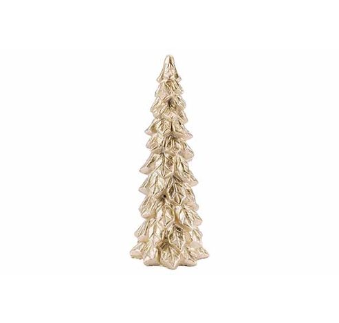 Arbre De Noël Dore 12x12xh30cm Polyresin E  Cosy @ Home