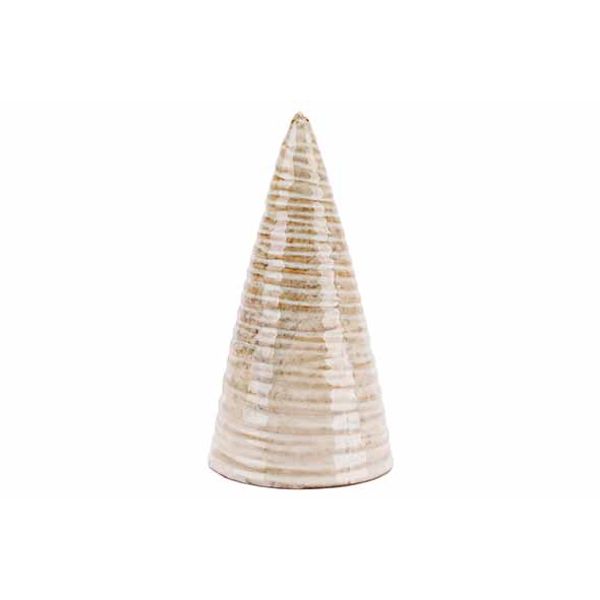 Kerstboom Spiral Bruin 10x10xh18cm Porse Lein 