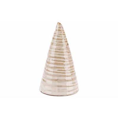 Kerstboom Spiral Bruin 8x8xh14cm Porsele In  Cosy @ Home