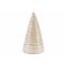 Kerstboom Spiral Bruin 8x8xh14cm Porsele In 