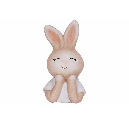 Buste Rabbit Blanc 7,5x6,5xh14cm Autre D Olomite  Cosy @ Home