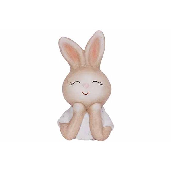 Buste Rabbit Wit 7,5x6,5xh14cm Andere Do Lomiet 