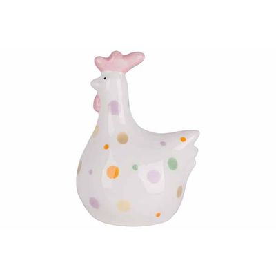 Poule Dotted Multi-colore 10,2x8,4xh15cm  Autre Dolomite  Cosy @ Home