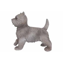 Cosy @ Home Hond Cairn Terrier Lichtgrijs 38x15,5xh3 5cm Langwerpig Resin 