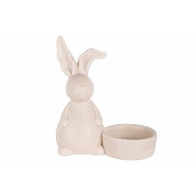 Eierdopje Rabbit Beige 10,5x5,5xh11,5cm Andere Dolomiet  Cosy @ Home