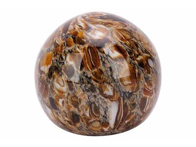 Bal Zwart 10x10xh10cm Glas 