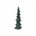 Kerstboom Elegant Donkergroen 18x13xh45, 5cm Langwerpig Polyresin 