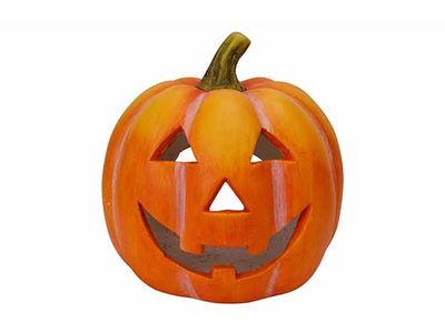 Windlicht Pumpkin Hand Printing Ora Nje 28x28xh28cm Rond Magnesium