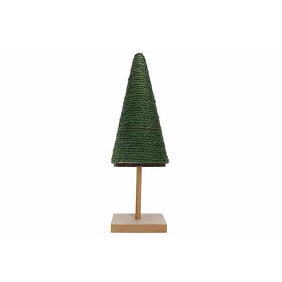 Corde Xmas Tree Vert 12,5x12,5xh40cm All Onge Bois  Cosy @ Home