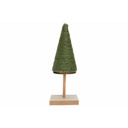 Koord Xmas Tree Groen 12x10,5xh33cm Lang Werpig Hout 