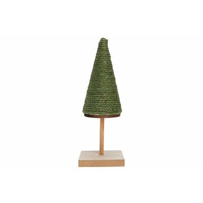 Corde Xmas Tree Vert 12x10,5xh33cm Allon Ge Bois  Cosy @ Home