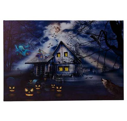 Canvas House Pumpkins Led 2aabat Not Inc L Multi-kleur 40x60xh2,5cm Rechthoek  Cosy @ Home