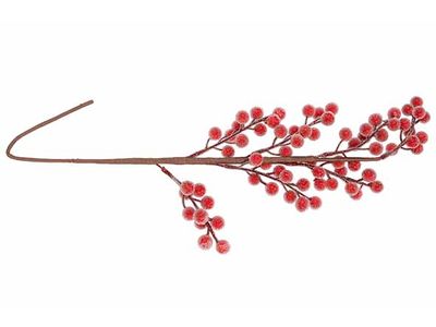 Bessentak Frosted Rood 18x6xh60cm 