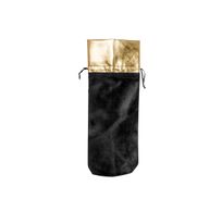 Sac Bouteille Gold Noir 14x14xh35cm Textile 