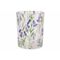 Theelichthouder Purple Flowers Transpara Nt 10x10xh12,5cm Glas 