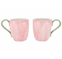 Giftset Set2 Mug Tulip Roze 14x10xh10cm Rond Dolomiet 