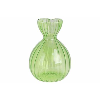 Vaas Bonbon Groen 8x8xh11cm Glas   Cosy @ Home