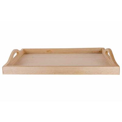 Plateau Naturel 34x24xh4,5cm Bois   Cosy @ Home