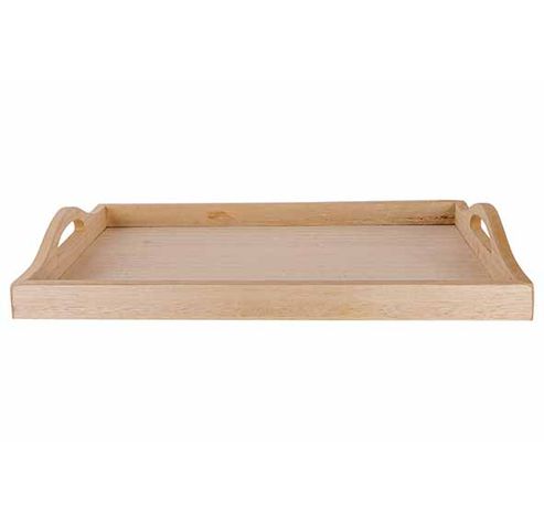 Plateau Naturel 34x24xh4,5cm Bois   Cosy @ Home