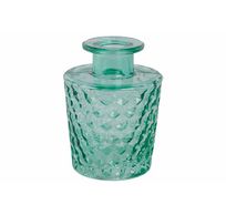 Vaas Diamond Groen 7x7xh10cm Glas  