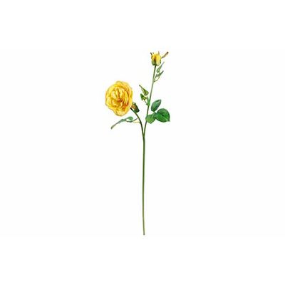 Branche Roses Fresh Touch Jaune 70cm Fle Urs Artificielles  Cosy @ Home