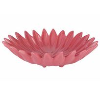 Assiette Flower Rose 18x18xh5cm Ceramiqu E 