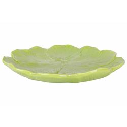 Cosy @ Home Bord Lettuce Groen 29x29xh4cm Rond Keram Iek 